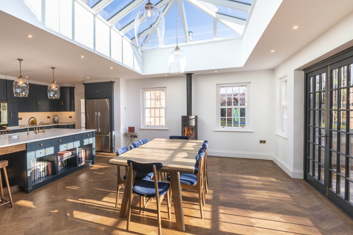 Kitchen extension by Lawday Construction in Devon