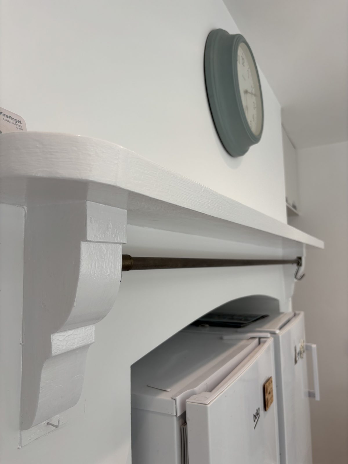 Kitchen feature shelf detail, North Devon