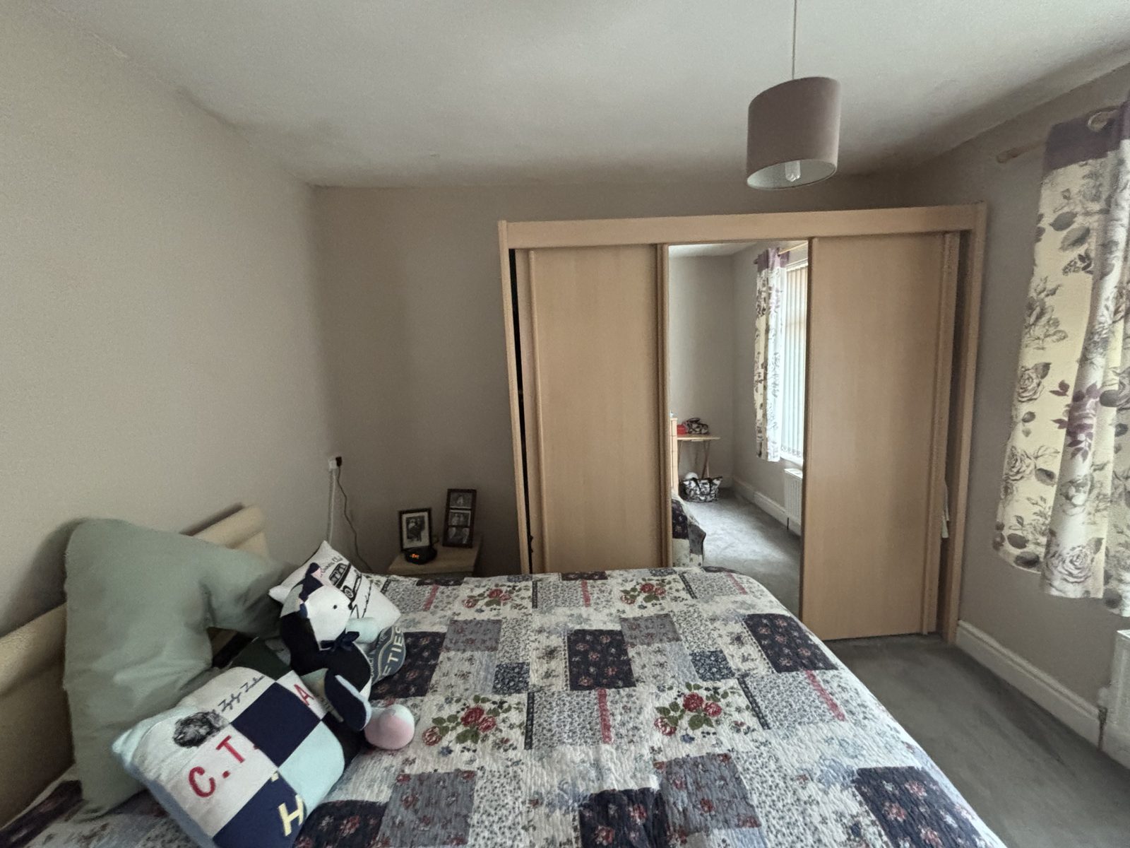 Master bedroom before renovation, North Devon
